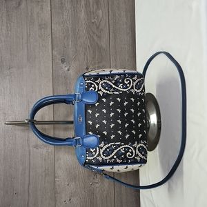 Coach Butterfly Bandana Print Mini Satchel Shoulder Bag F59328